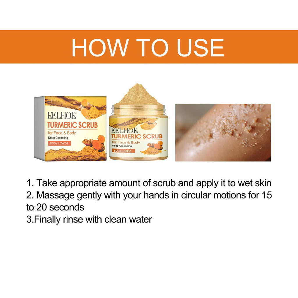 Turmeric Face & Body Exfoliating Scrub