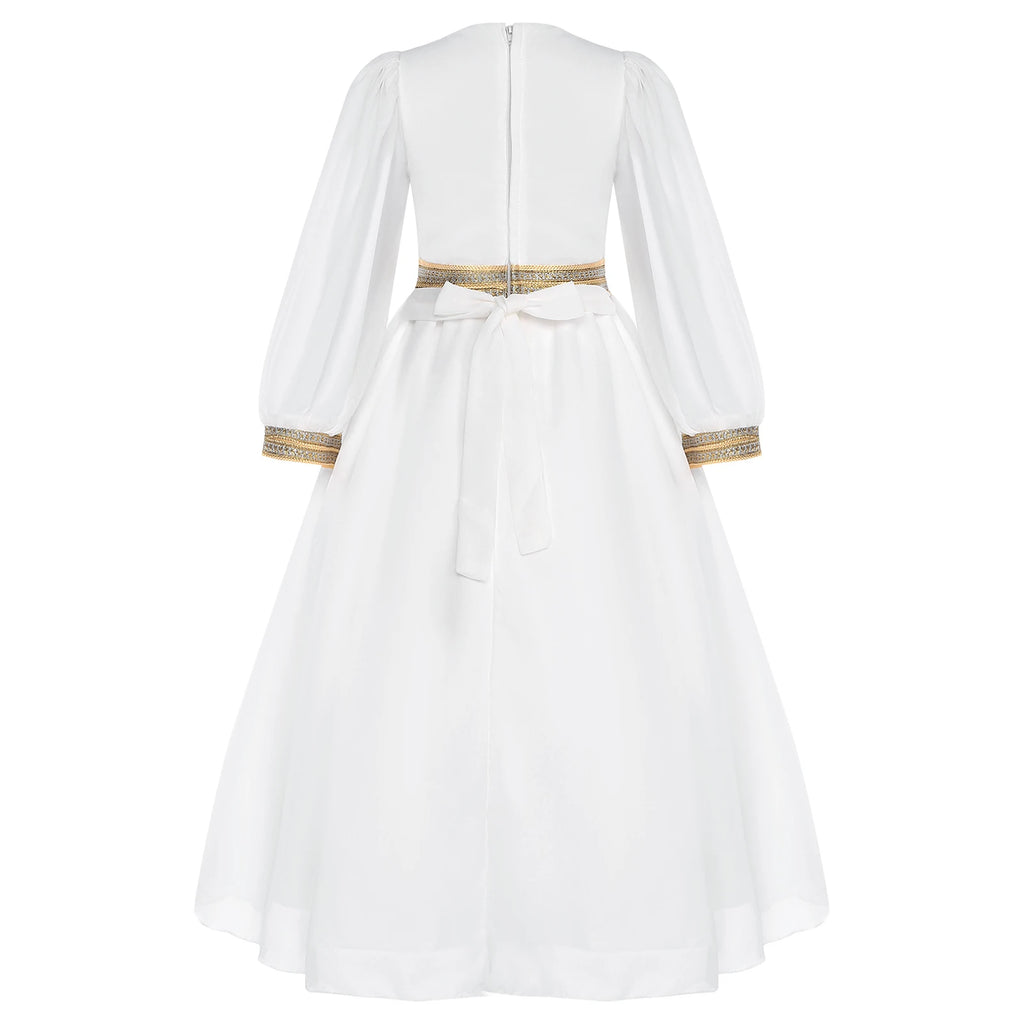 Girls' Printed Abaya Gown