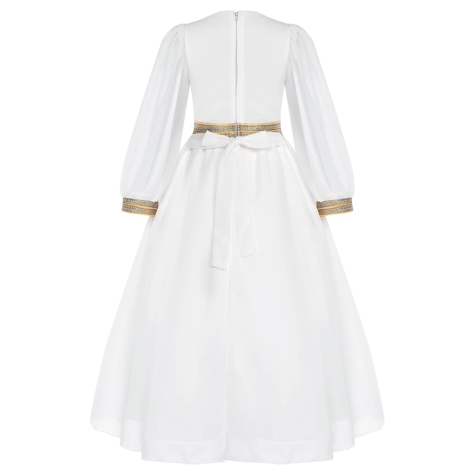 Girls' Printed Abaya Gown