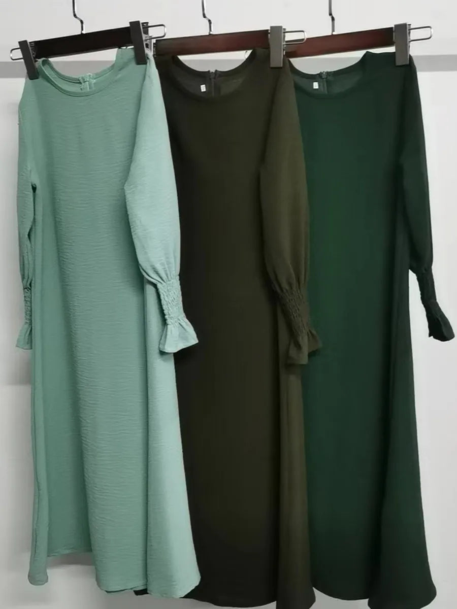 Girls' Ruffle Abaya Dress