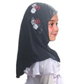 Girls' Instant Hijab with Flowers