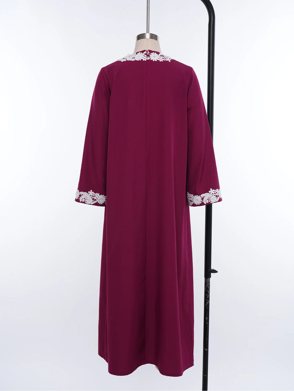 Girls' Embroidered Kaftan Dress