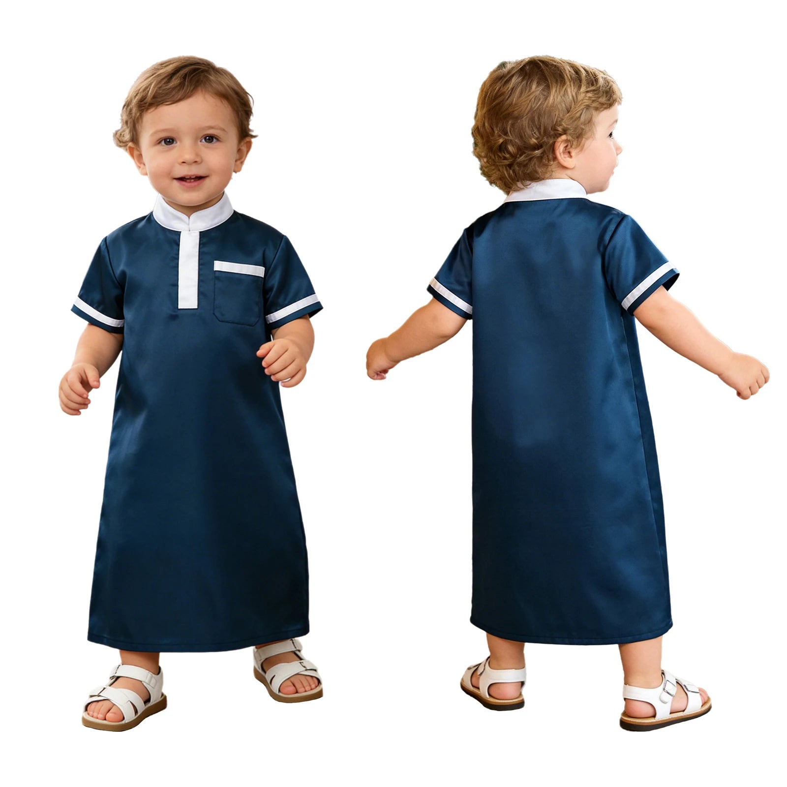 Baby Boys' Satin Kaftan Thobe