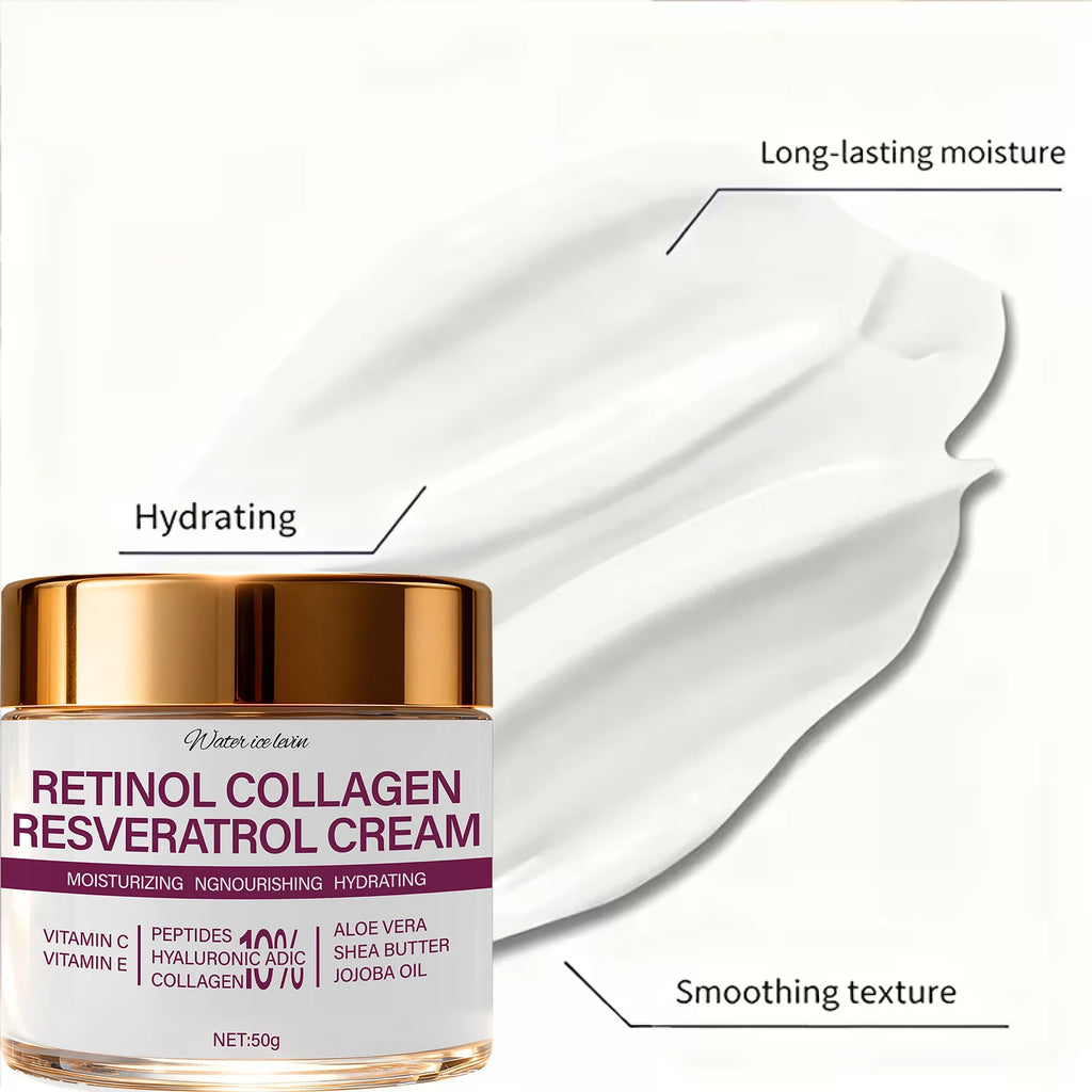 Retinol & Collagen Face Cream – Hydrating Firming Moisturizer with Vitamin C