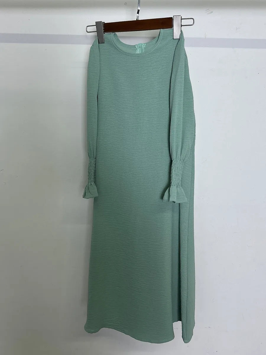 Girls' Ruffle Abaya Dress