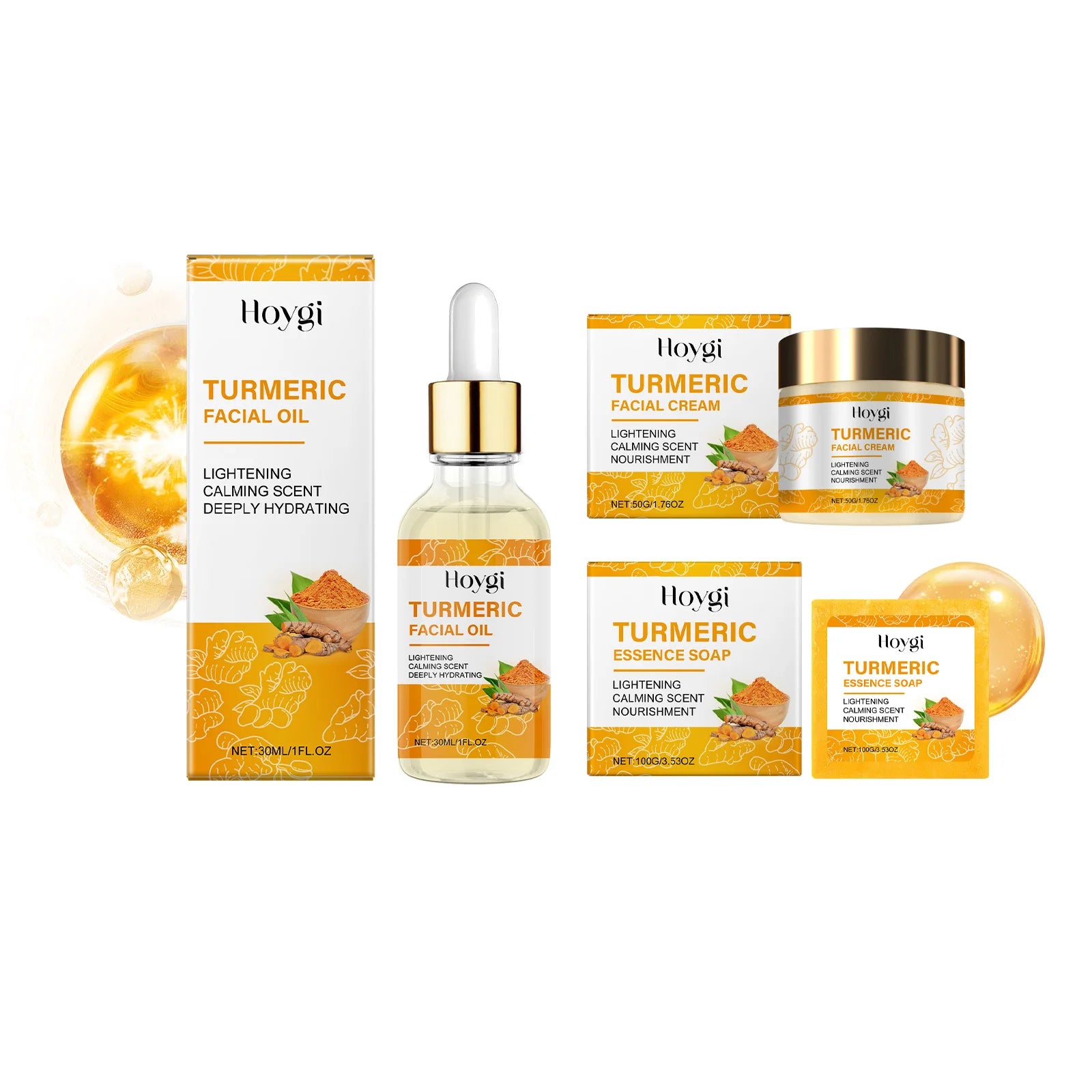 Turmeric Brightening Skincare Set