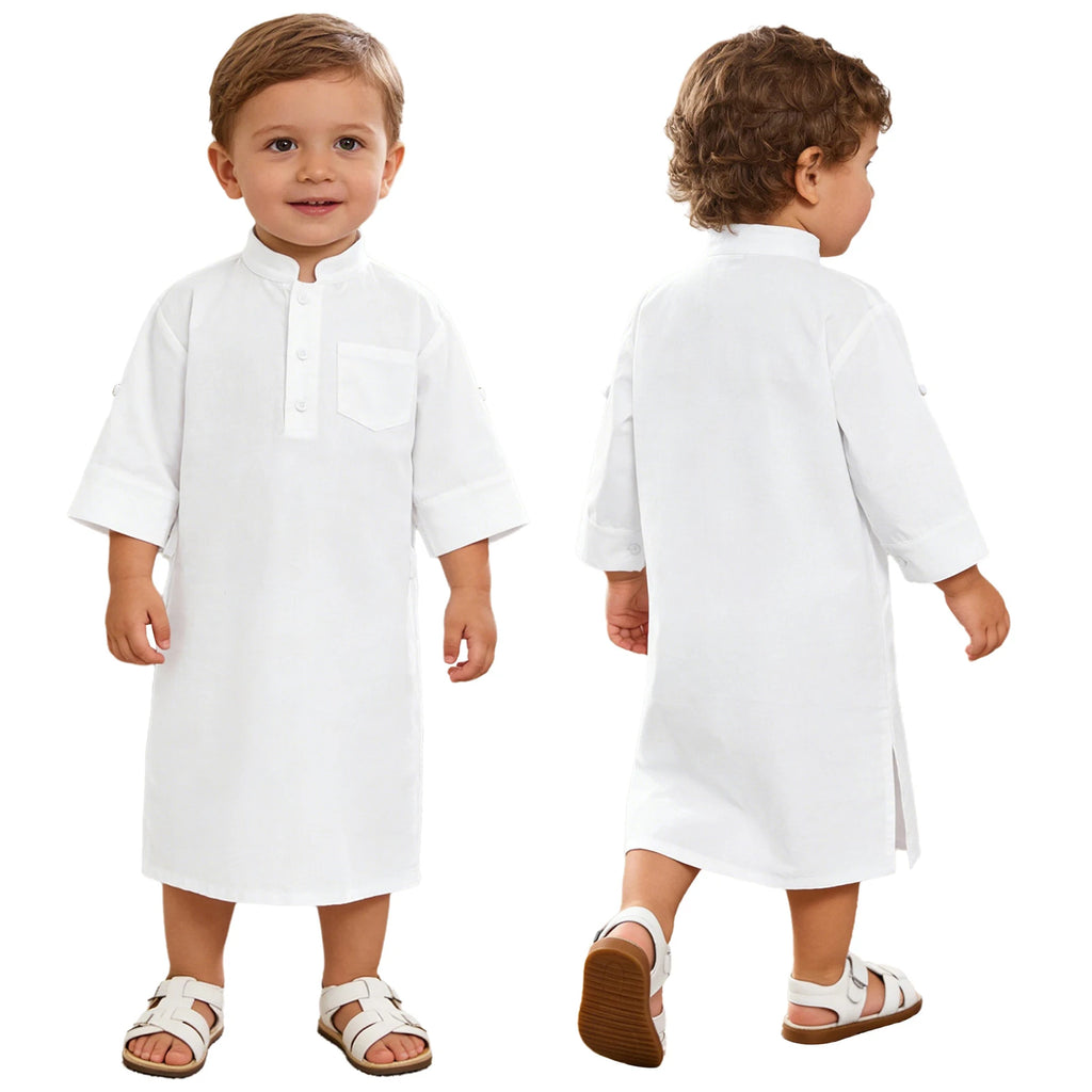 Baby Boys' Satin Kaftan Thobe