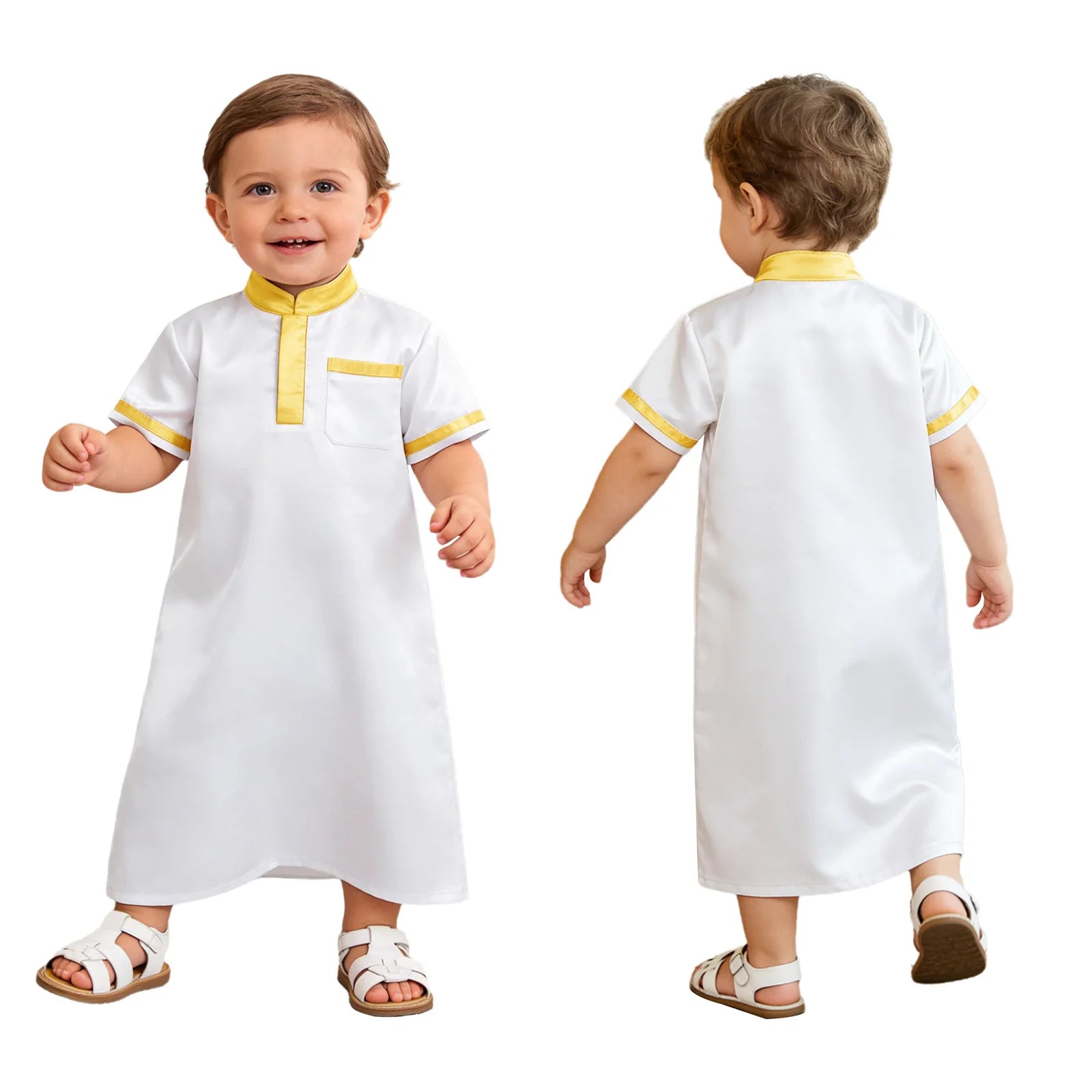 Baby Boys' Satin Kaftan Thobe
