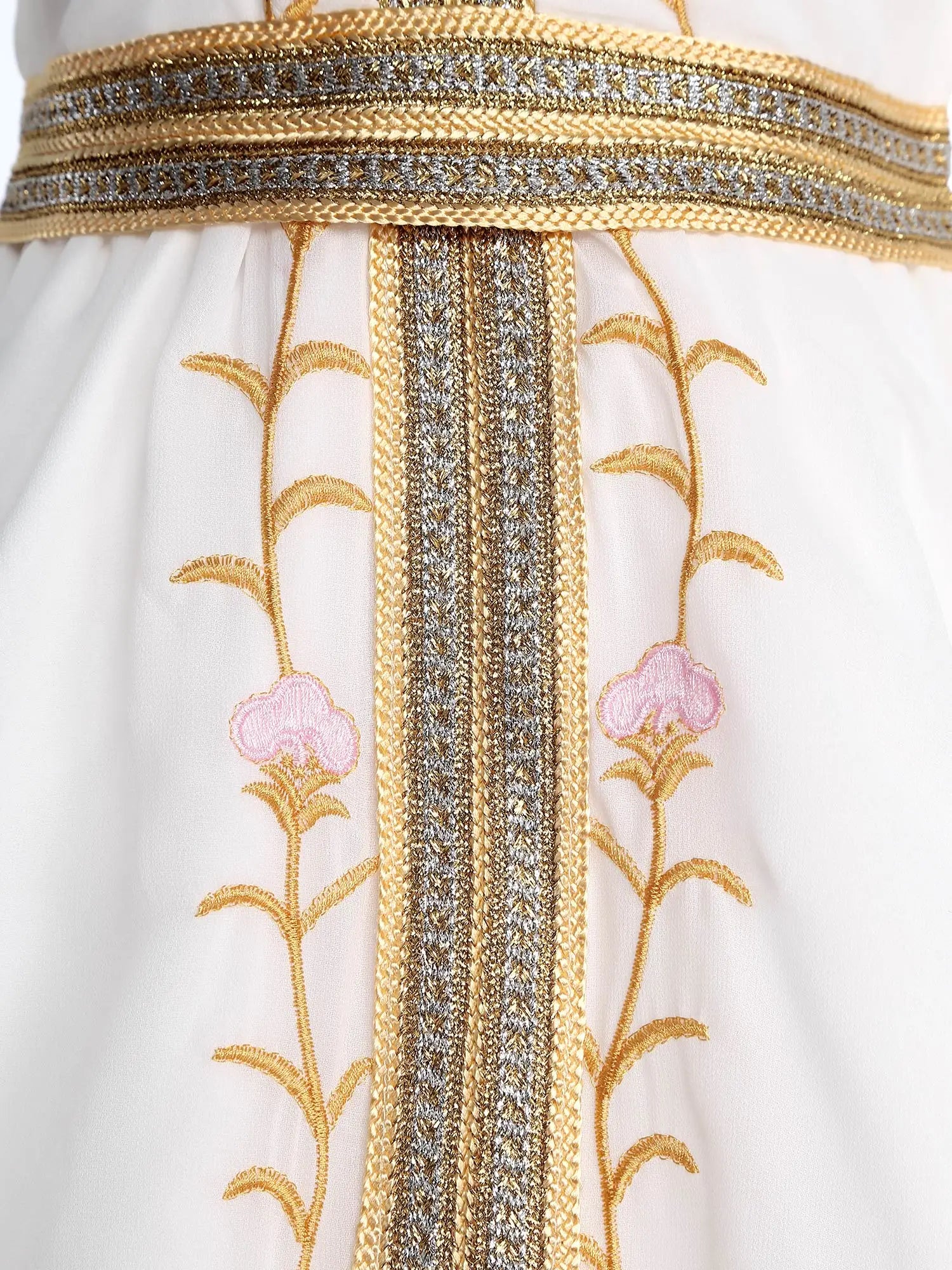 Girls' Printed Abaya Gown