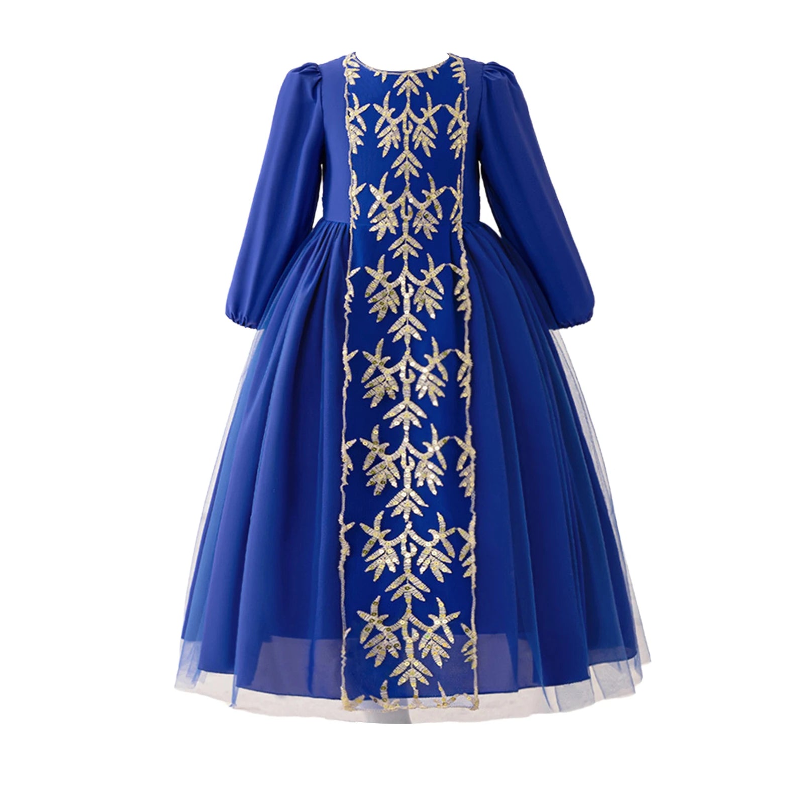 Girls' Printed Abaya Gown