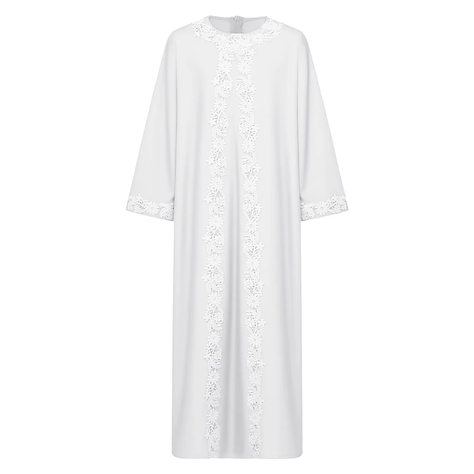 Girls' Embroidered Kaftan Dress