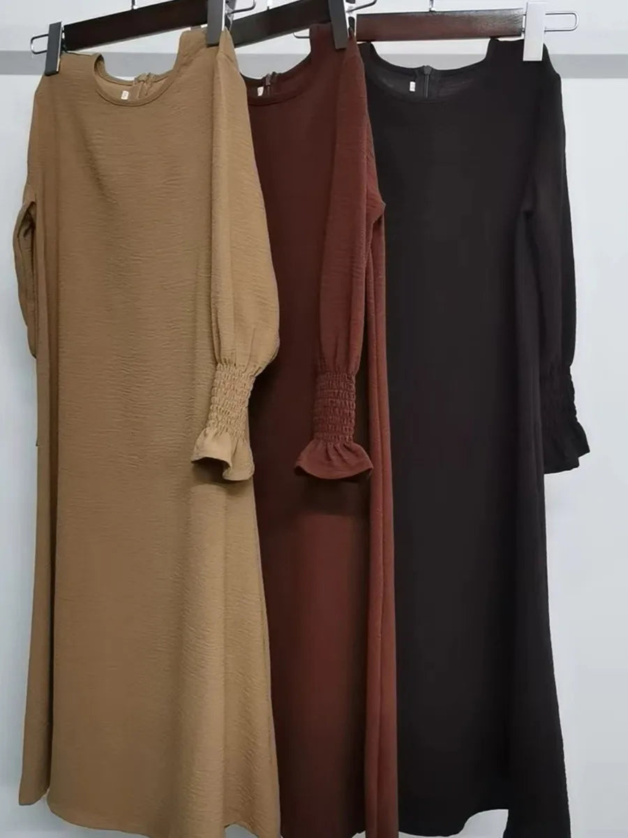 Girls' Ruffle Abaya Dress