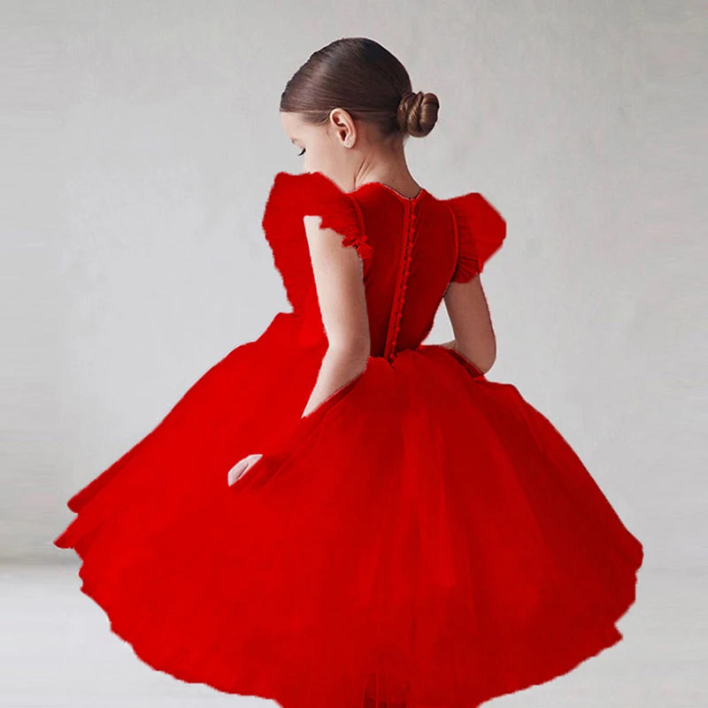 Girls' Princess Tulle Party Dress