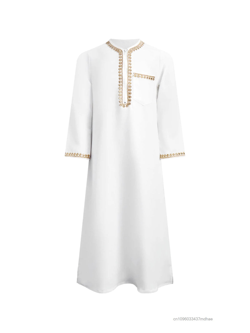 Boys' Embroidered Arabic Thobe