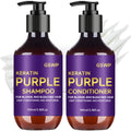 GSWP Purple Shampoo and Conditioner Set Cleanses and Deeply Moisturizes Hair, Suitable for Blonde, Gray, and Silver Hair.200g