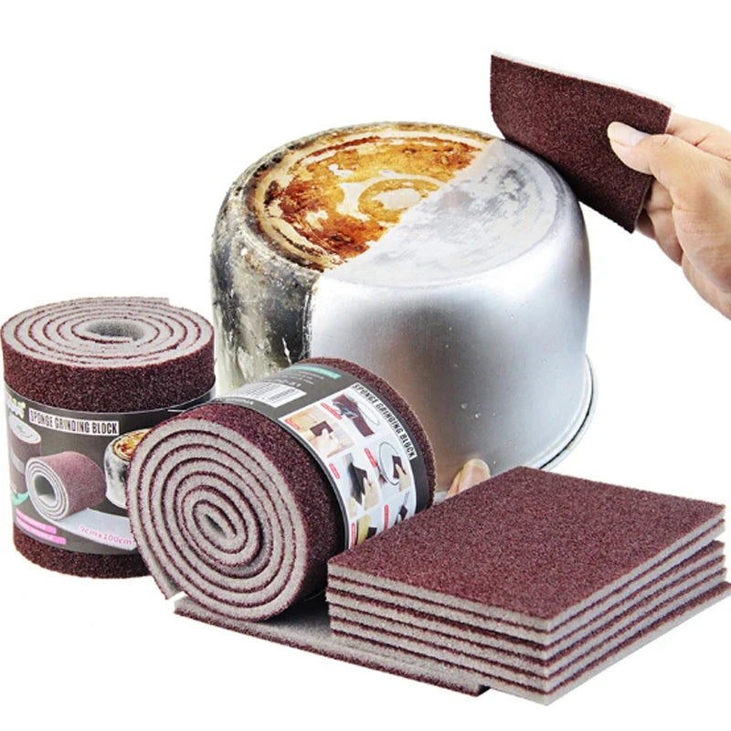 Magical Melamine Sponge for Motorcycle Parts and Kitchen - Heavy-Duty Cleaning Sponge