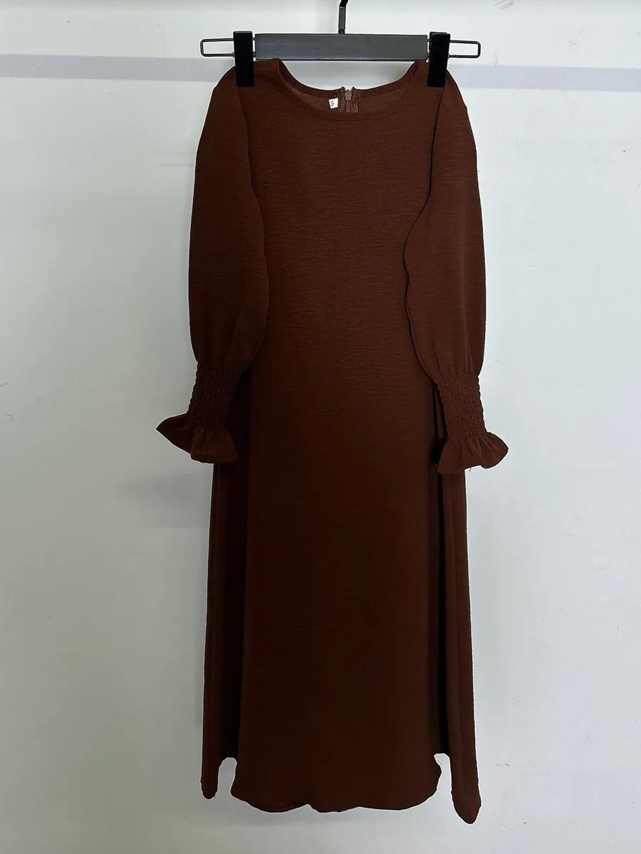 Girls' Ruffle Abaya Dress