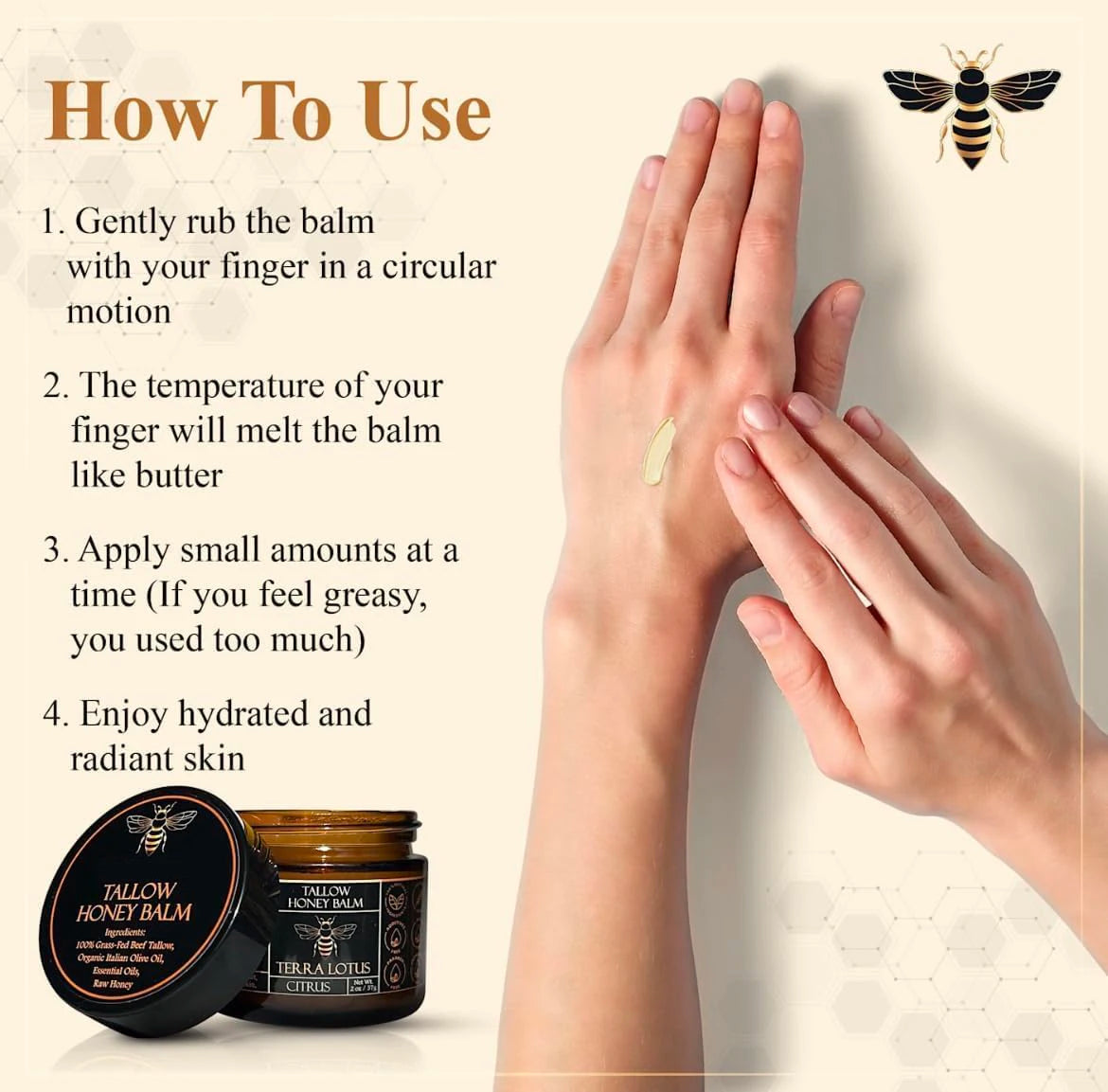 Tallow & Manuka Honey Nourishing Cream