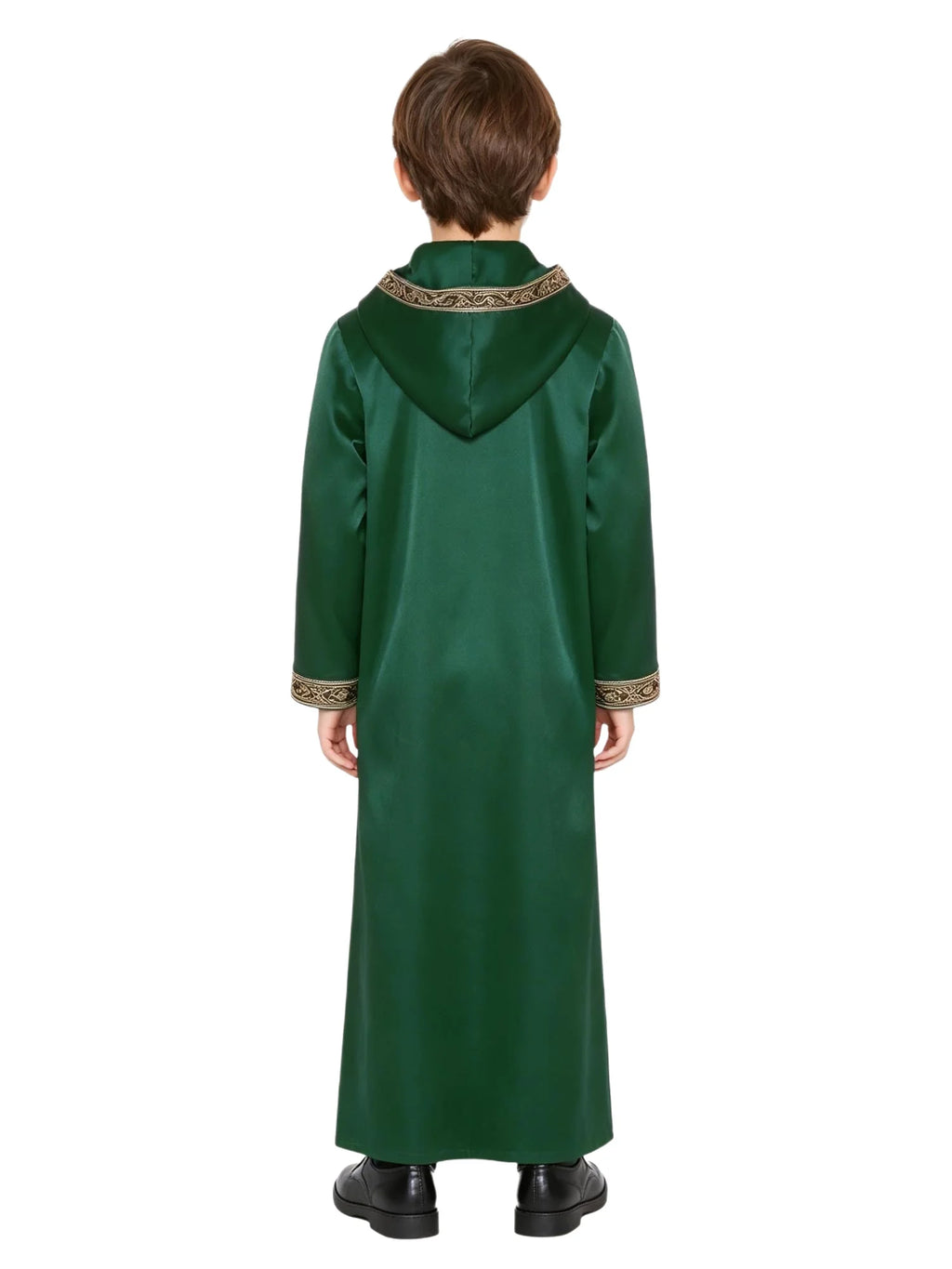 Boys' Hooded Embroidered Robe