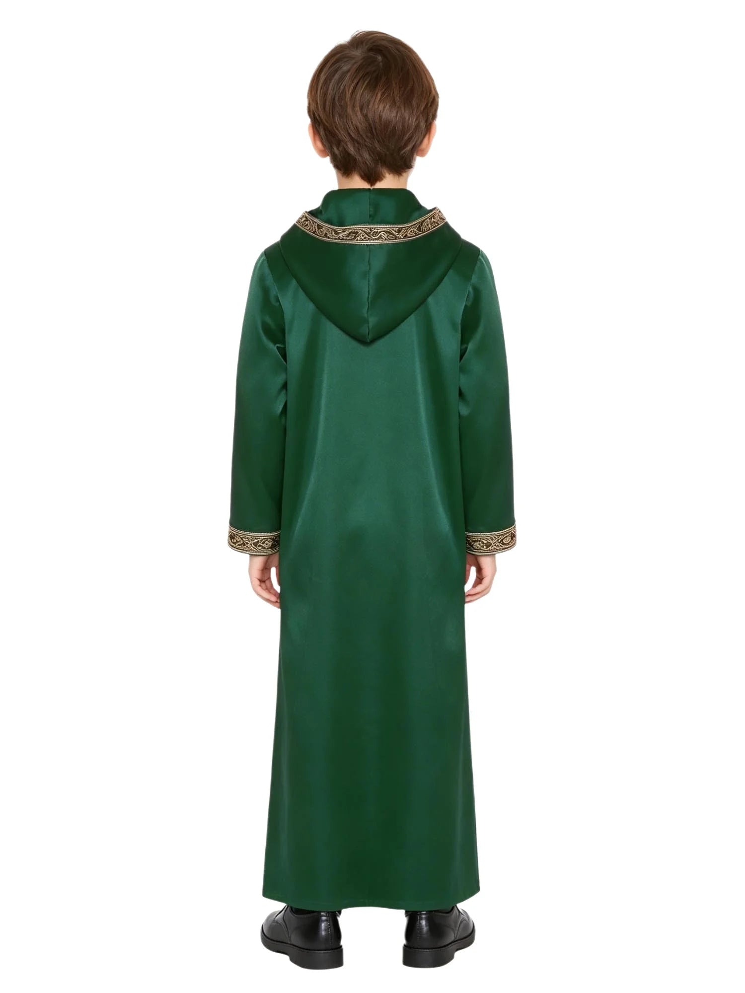 Boys' Hooded Embroidered Robe
