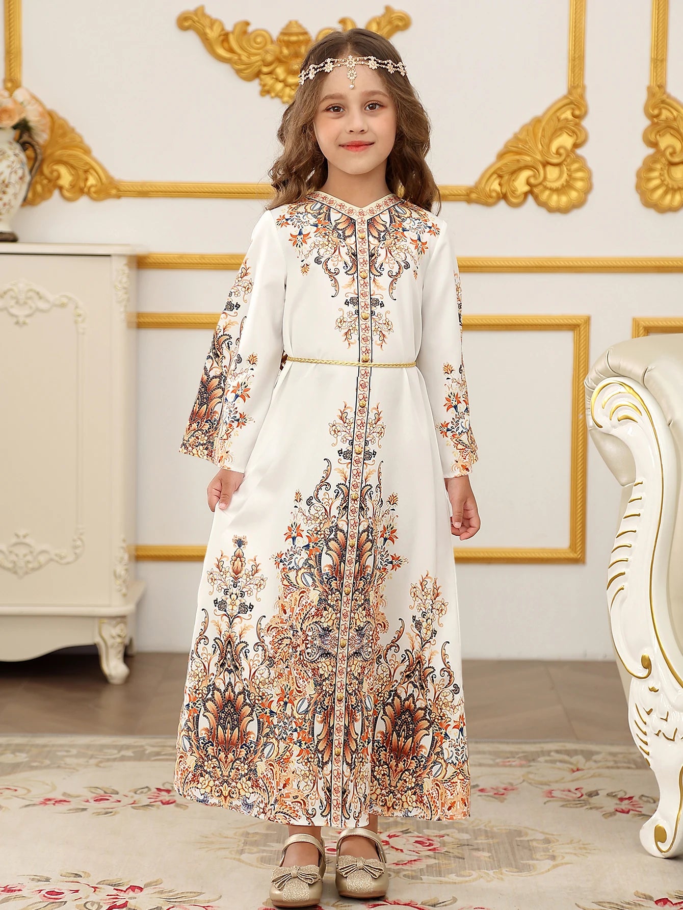 Girls' Long Sleeve Prayer Dress