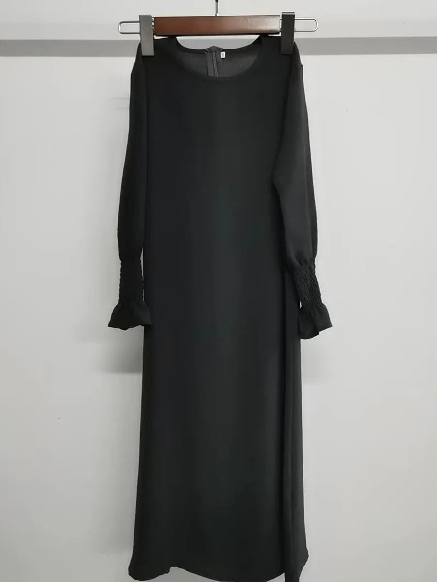 Girls' Ruffle Abaya Dress