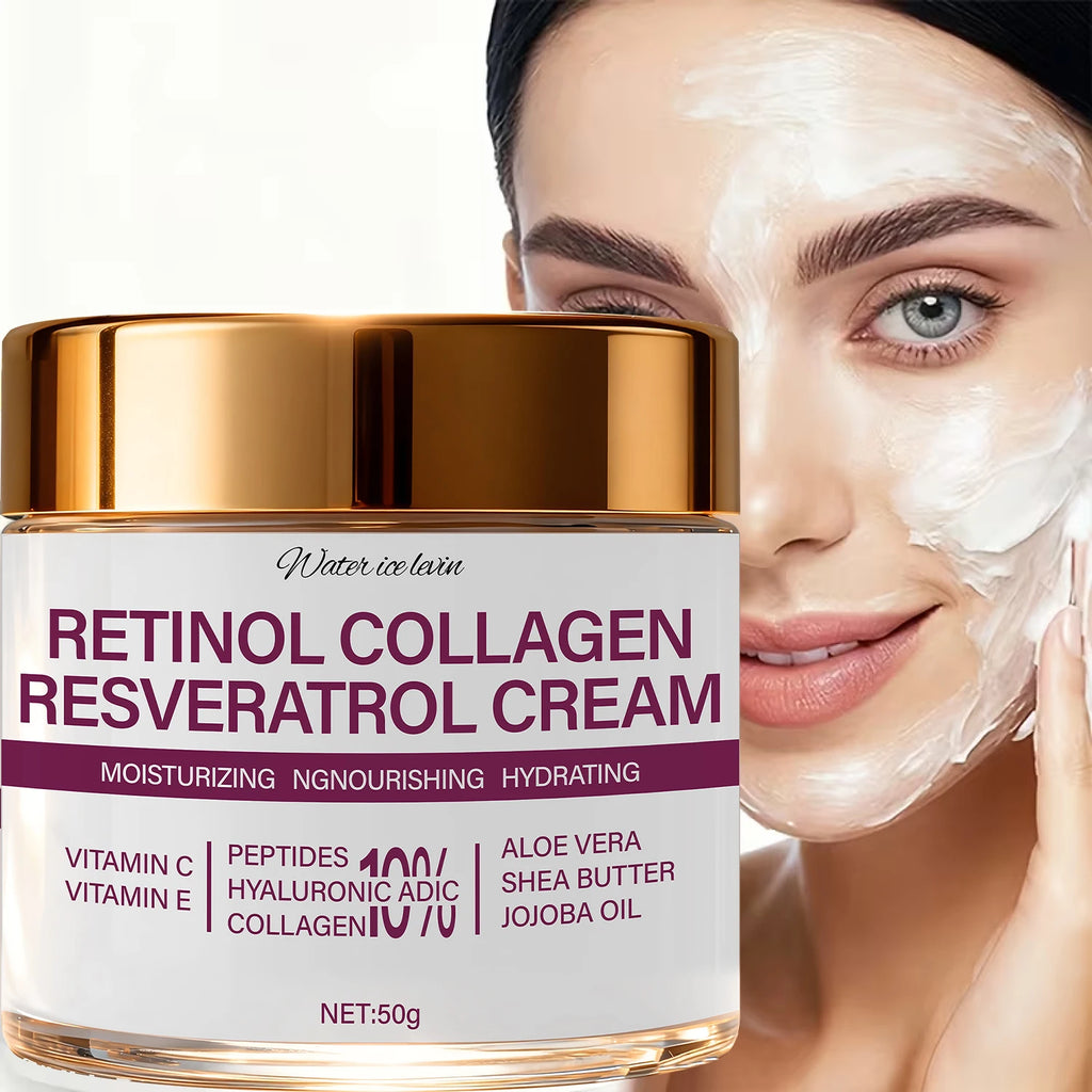 Retinol & Collagen Face Cream – Hydrating Firming Moisturizer with Vitamin C
