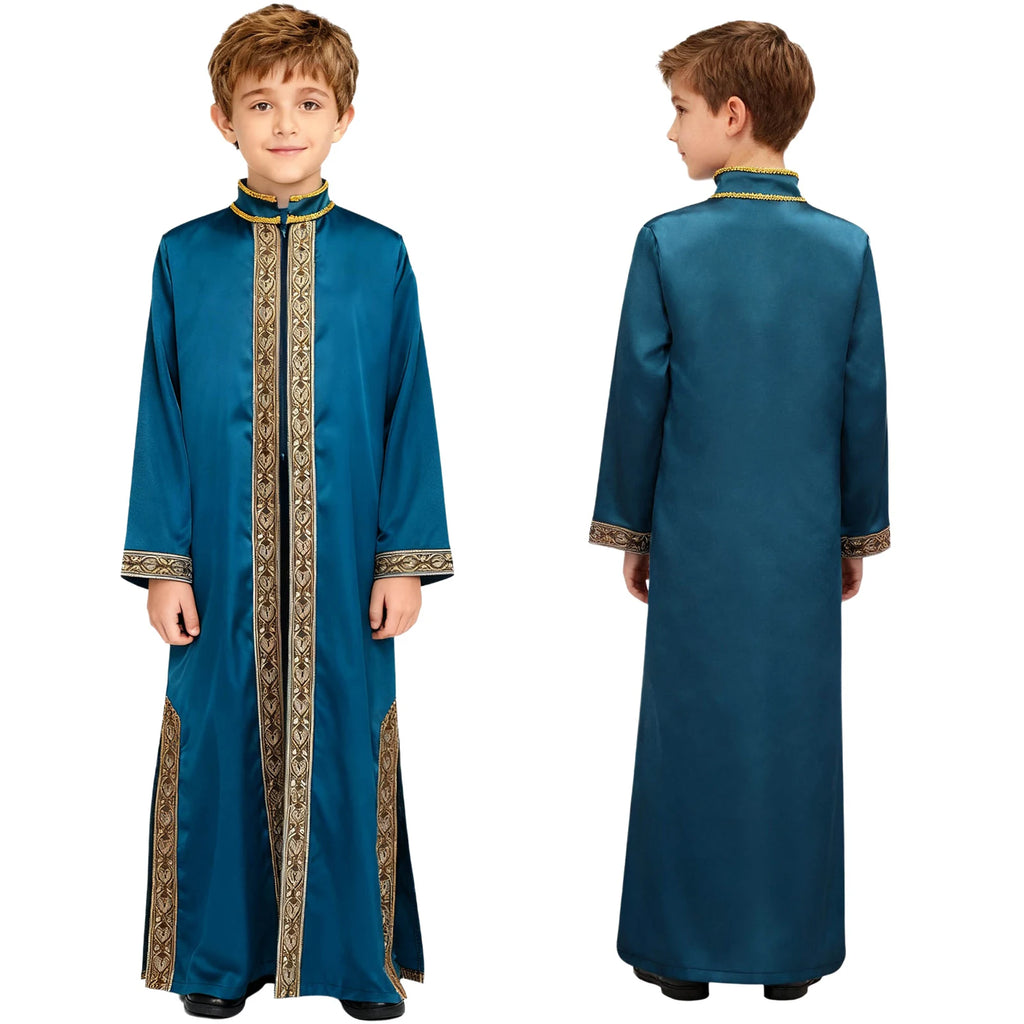 Boys' Gold Embroidery Kaftan