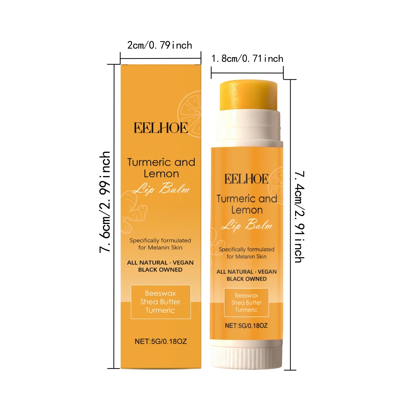 Turmeric Lemon Moisturizing Lip Balm