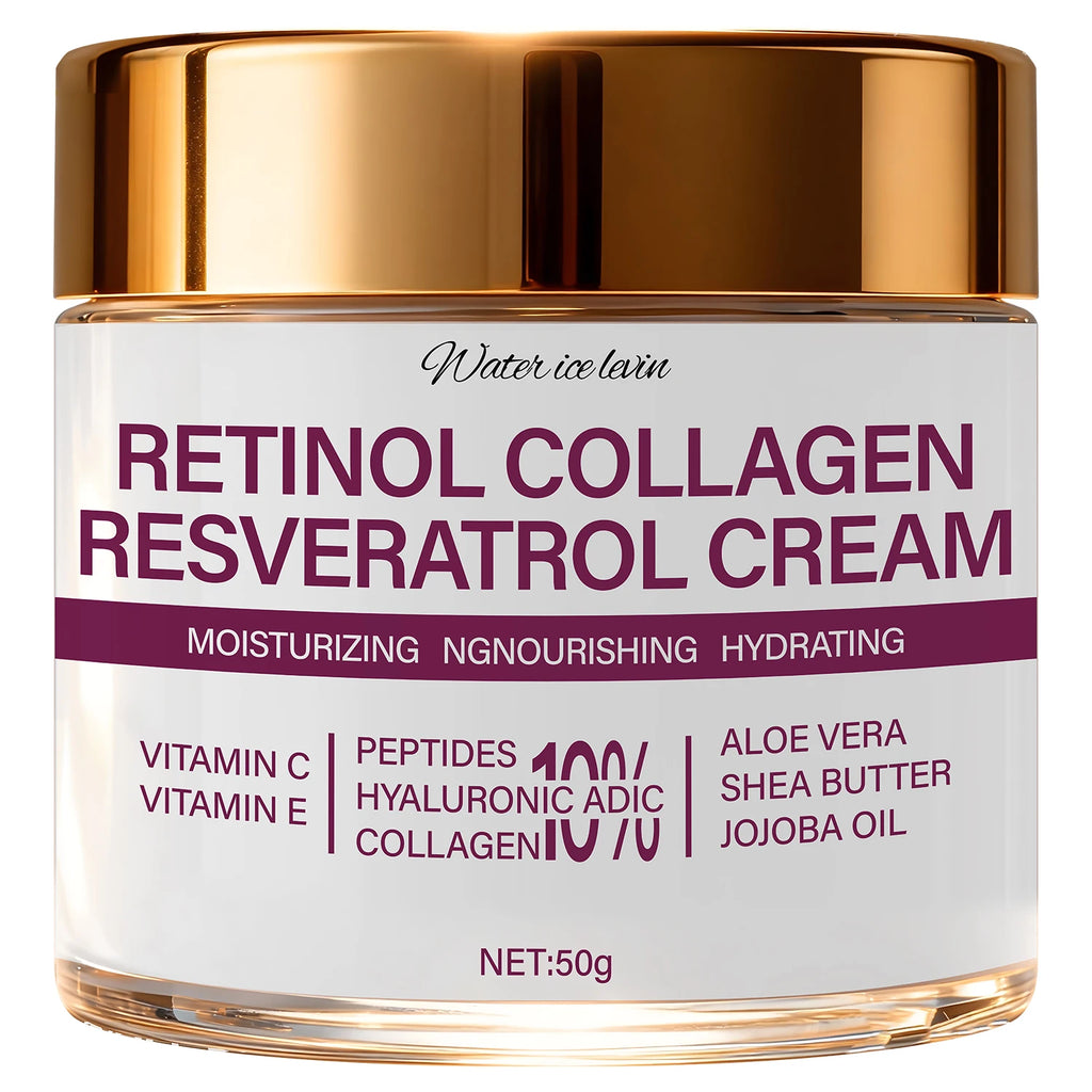 Retinol & Collagen Face Cream – Hydrating Firming Moisturizer with Vitamin C