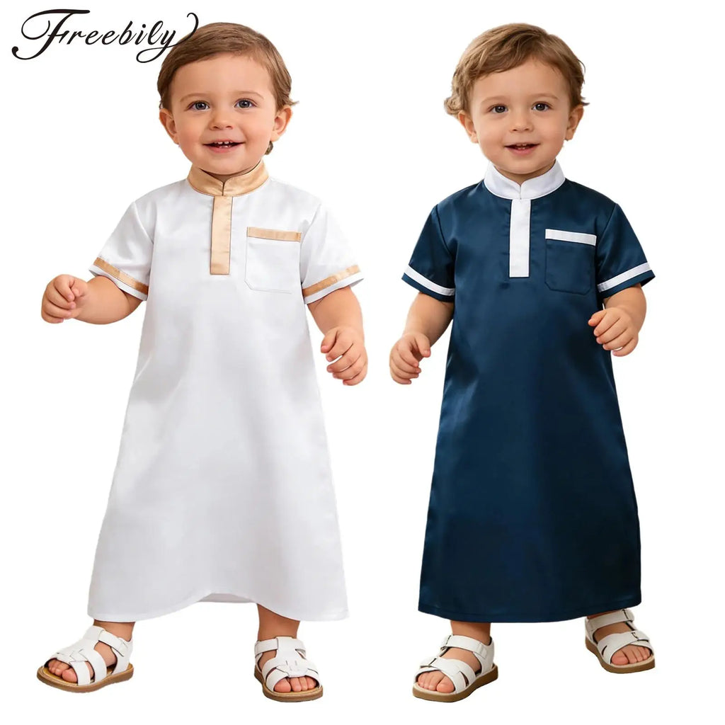 Baby Boys' Satin Kaftan Thobe