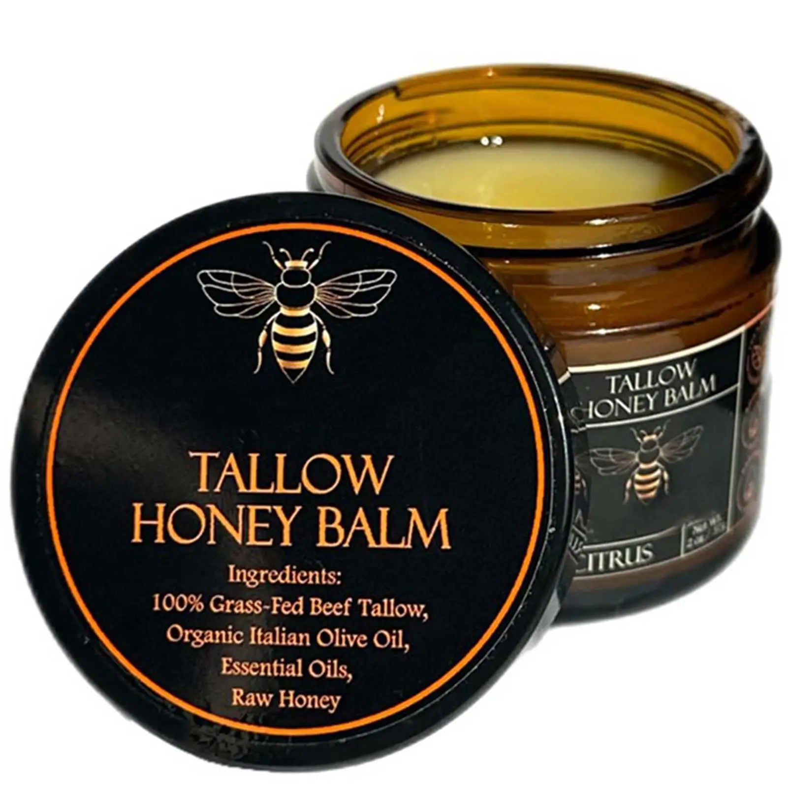 Grass-Fed Tallow & Honey Moisturizing Balm