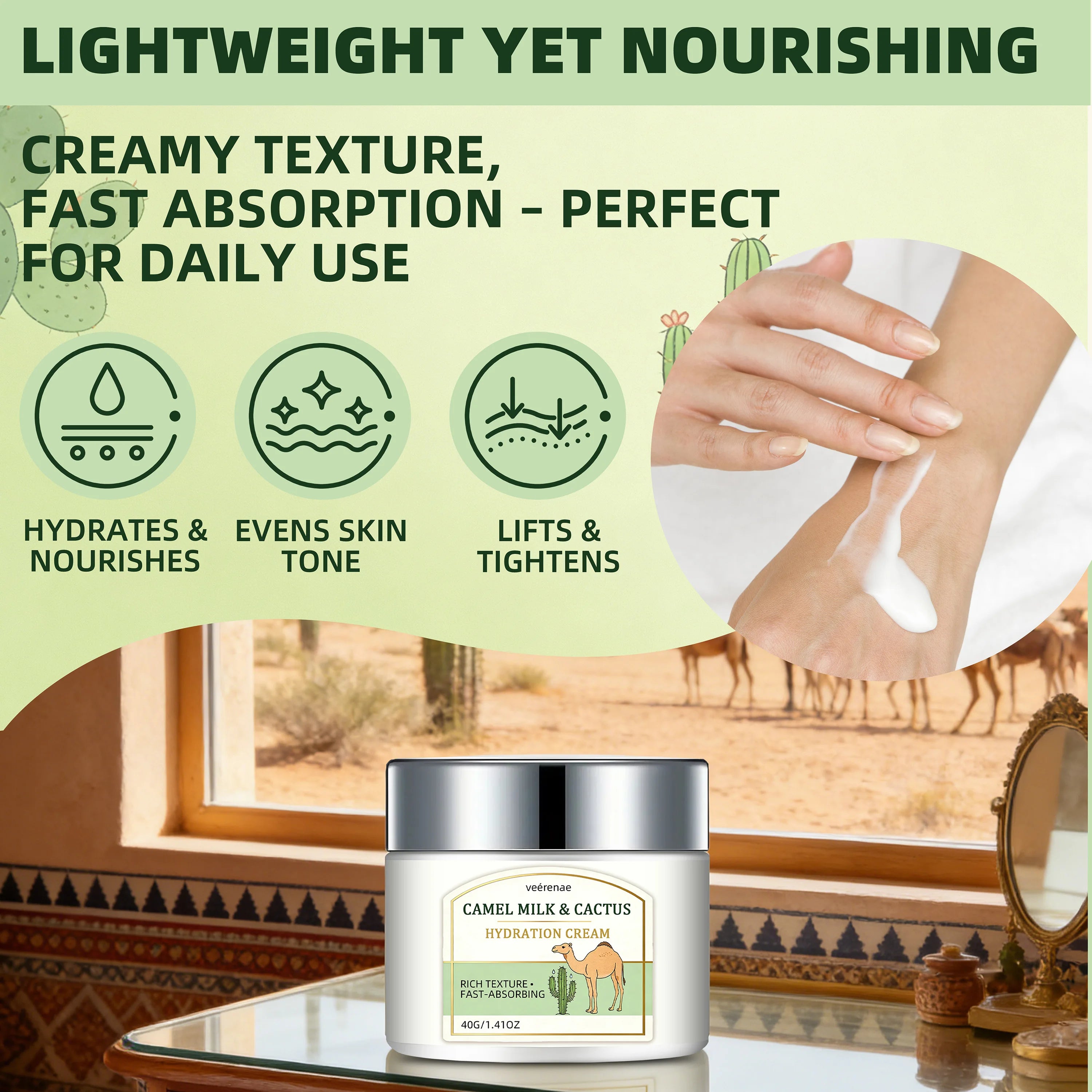 Camel Milk Cactus Hydration Face Cream
