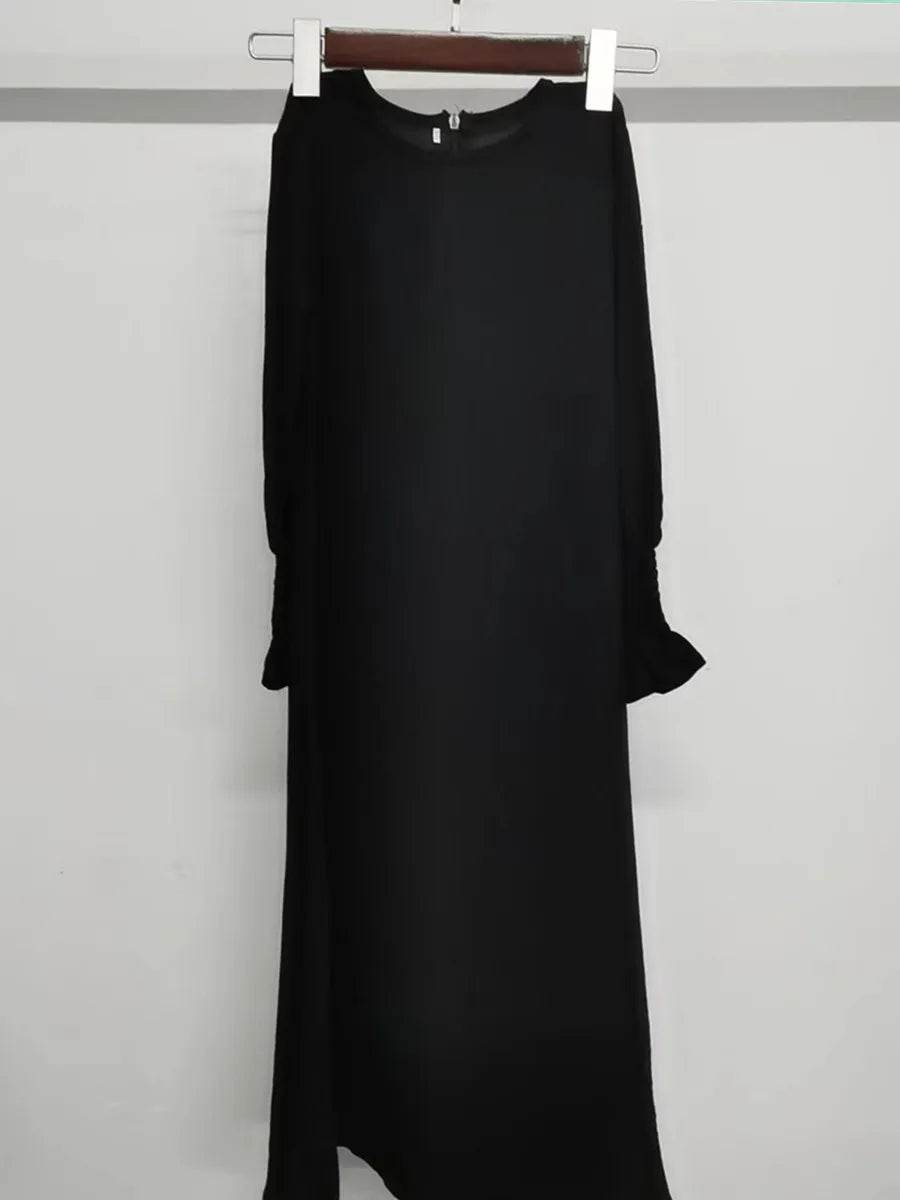 Girls' Ruffle Abaya Dress