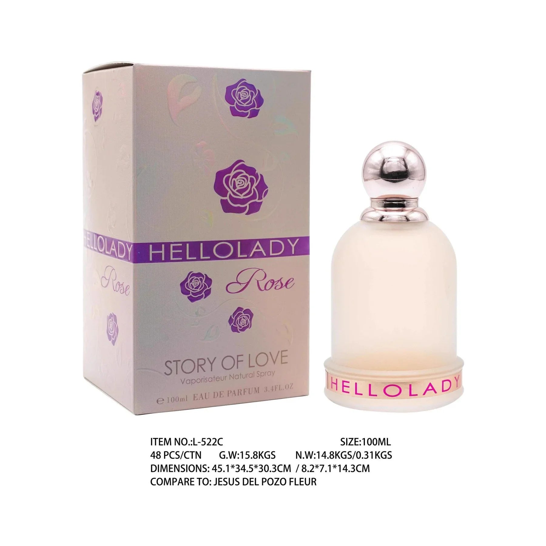 Luxury Women's Floral Eau de Parfum
