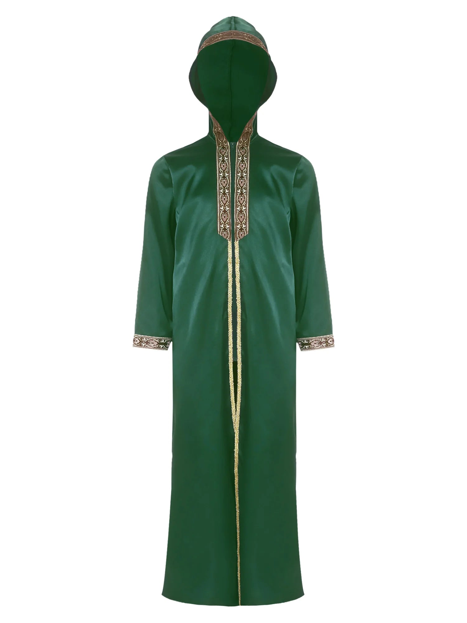 Boys' Hooded Embroidered Robe
