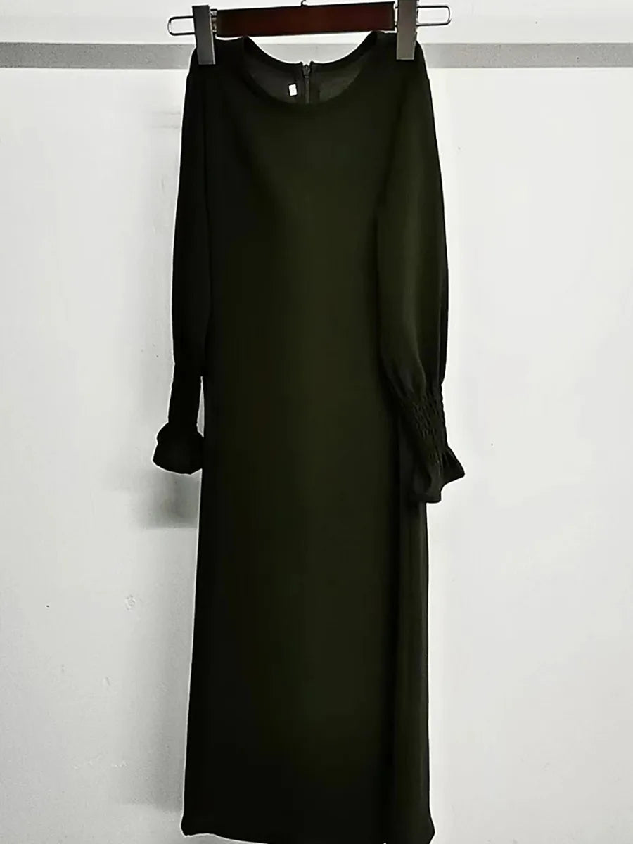 Girls' Ruffle Abaya Dress