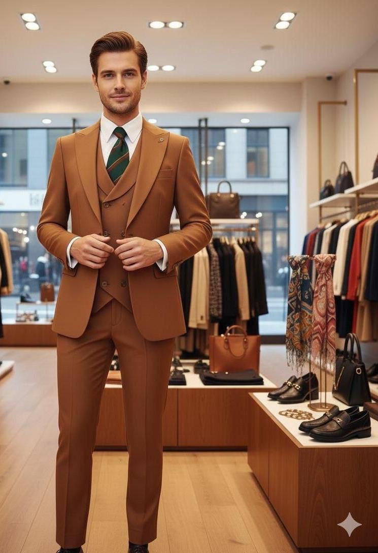 Men's 3-piece suit - store display